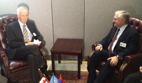 Edward Nalbandian met with Minister of Foreign Affairs of Canada Stéphane Dion