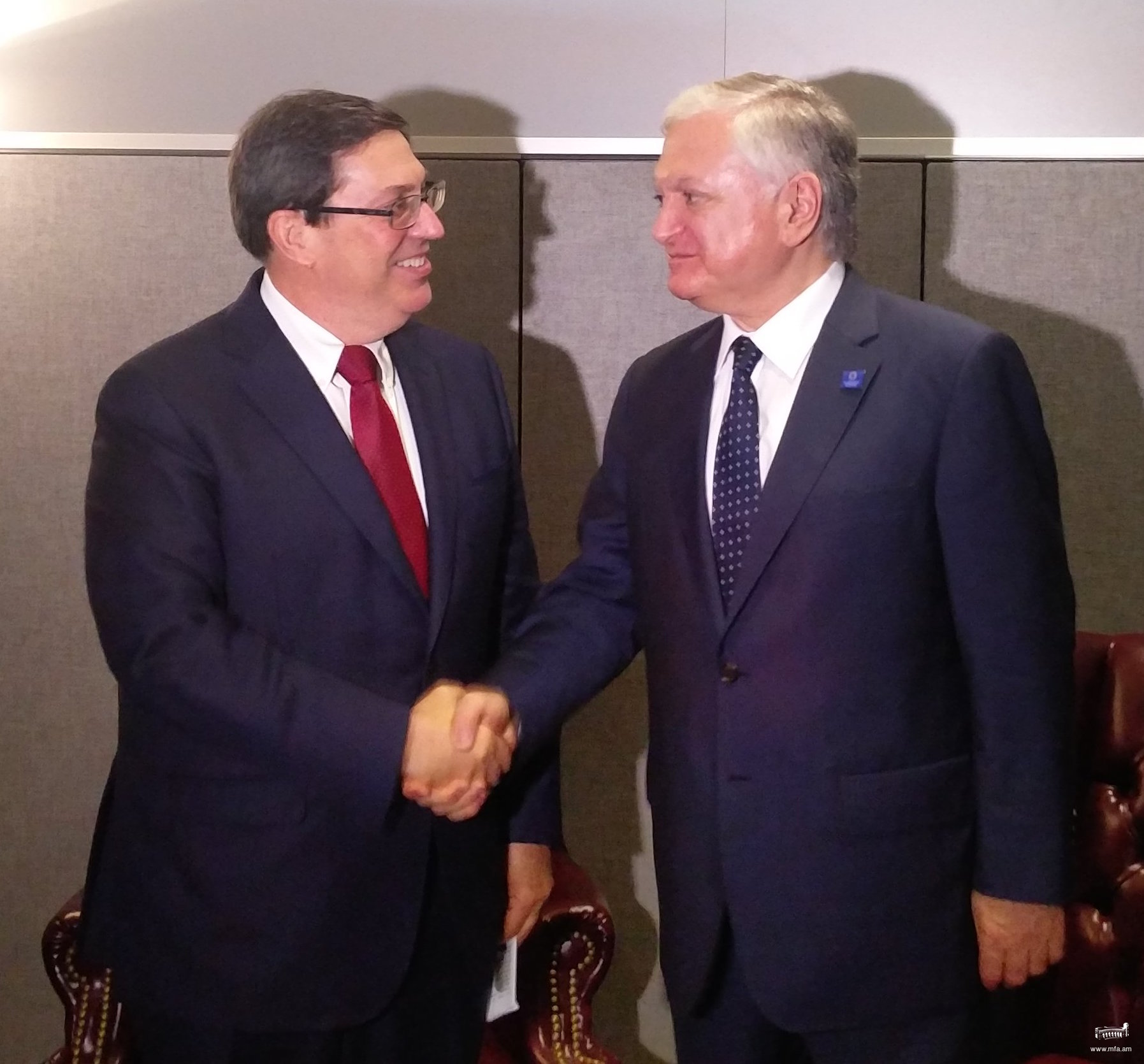 Meeting of Foreign Ministers of Armenia and Cuba