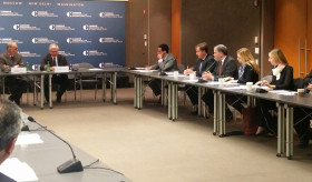 Edward Nalbandian delivered a speech at the Carnegie Endowment for International Peace