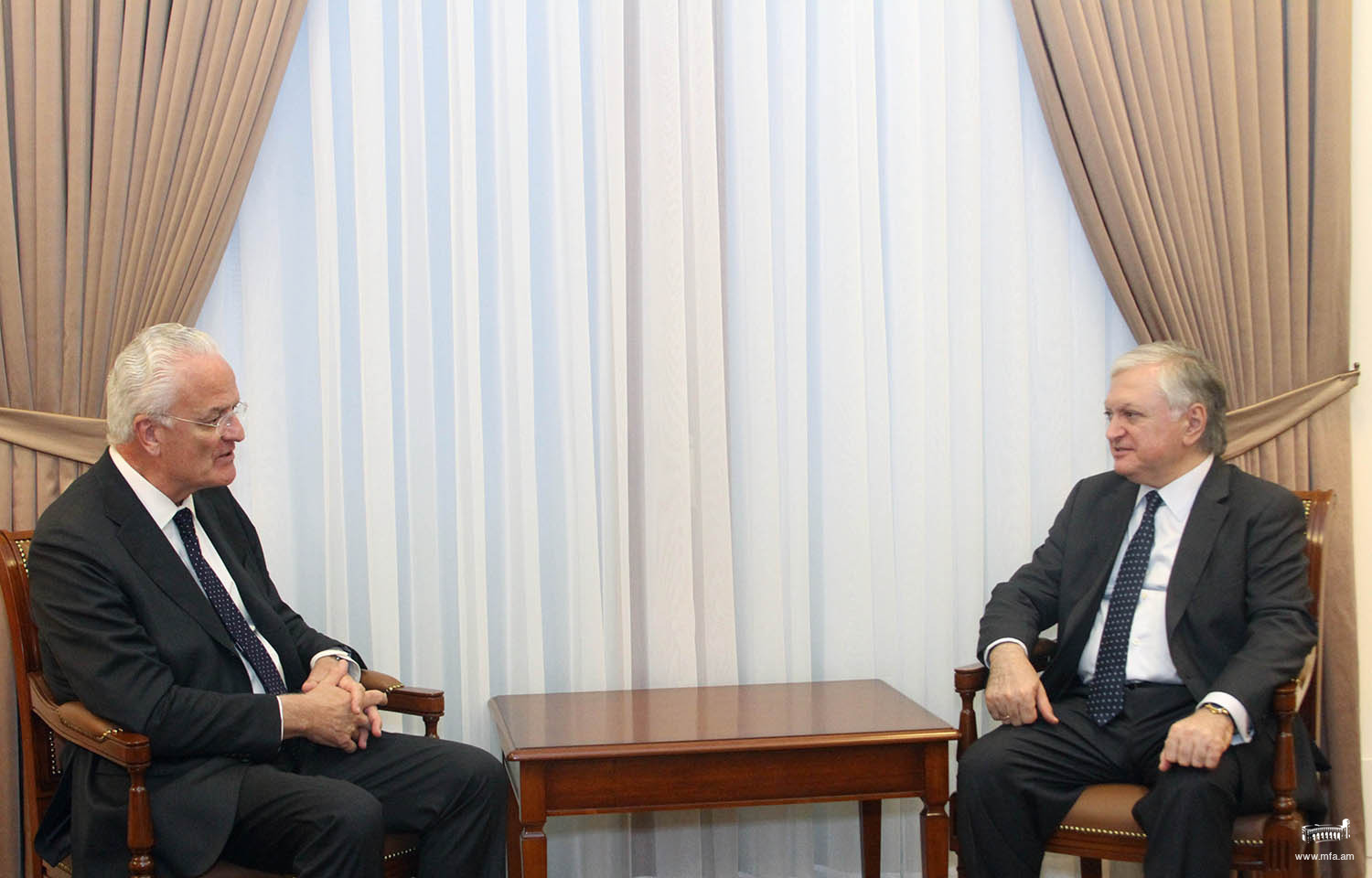 Foreign Minister of Armenia received the Head of the CoE Directorate General of Human Rights and Rule of Law