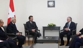 Встреча министра иностранных дел и канцлера Суверенного военного ордена Мальты