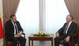 Встреча Эдвард Налбандяна с министром иностранных дел Молдовы 