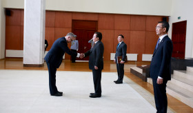 Դեսպան Մանասարյանն իր հավատարմագրերն է հանձնել Մոնղոլիայի նախագահին