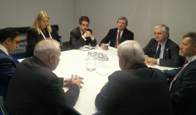 Эдвард Налбандян встретился с сопредседателями Минской группы ОБСЕ