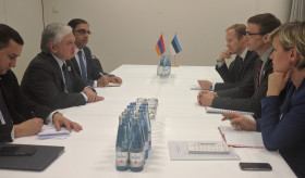 Встреча глав МИД Армении и Эстонии 