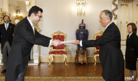 Դեսպան Մինասյանն իր հավատարմագրերն է հանձնել Պորտուգալիայի նախագահին