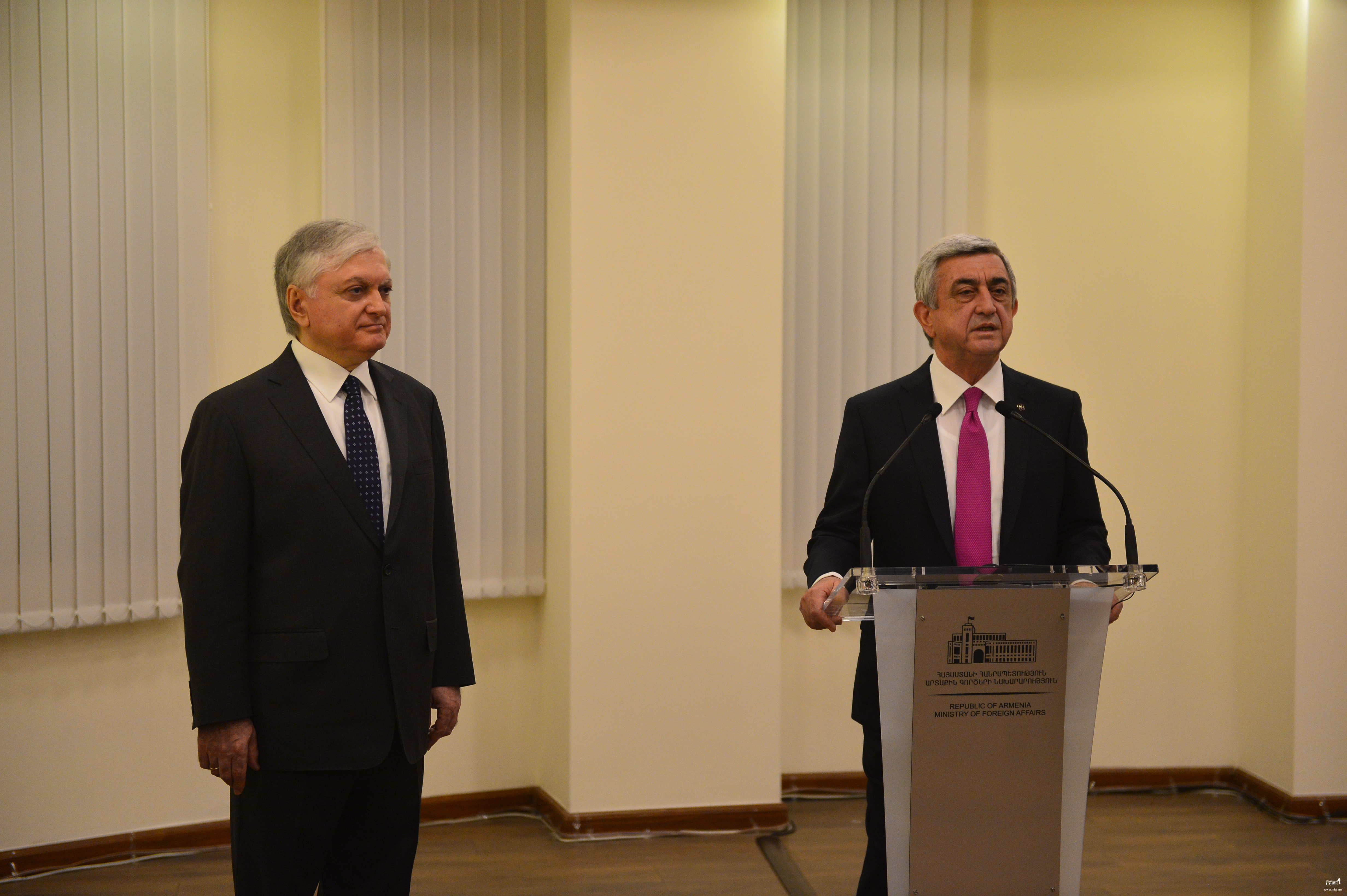 Address of the President of Armenia on the occasion of Diplomat’s Day