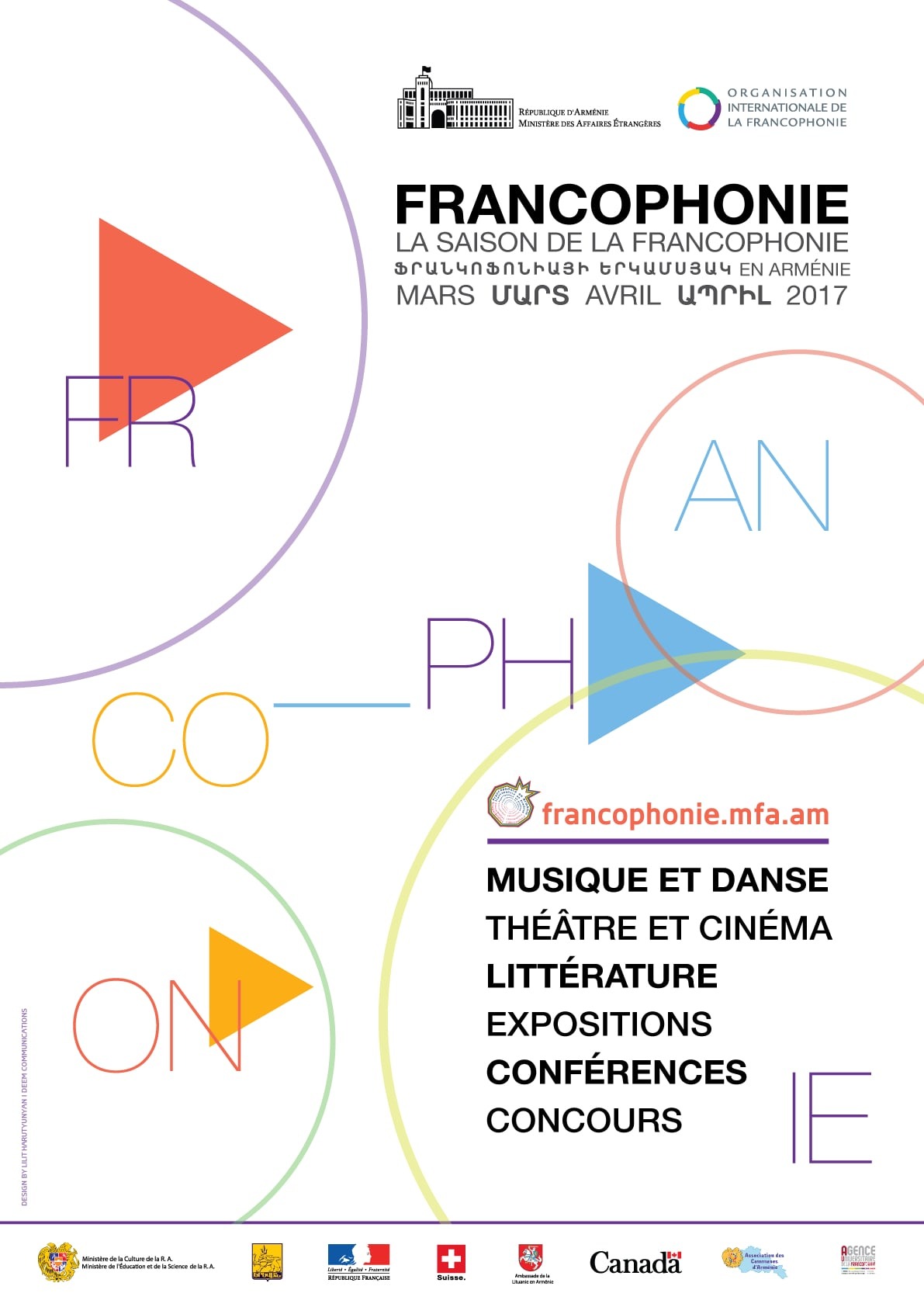 Two-month long Francophonie season 2017 launched  in Armenia