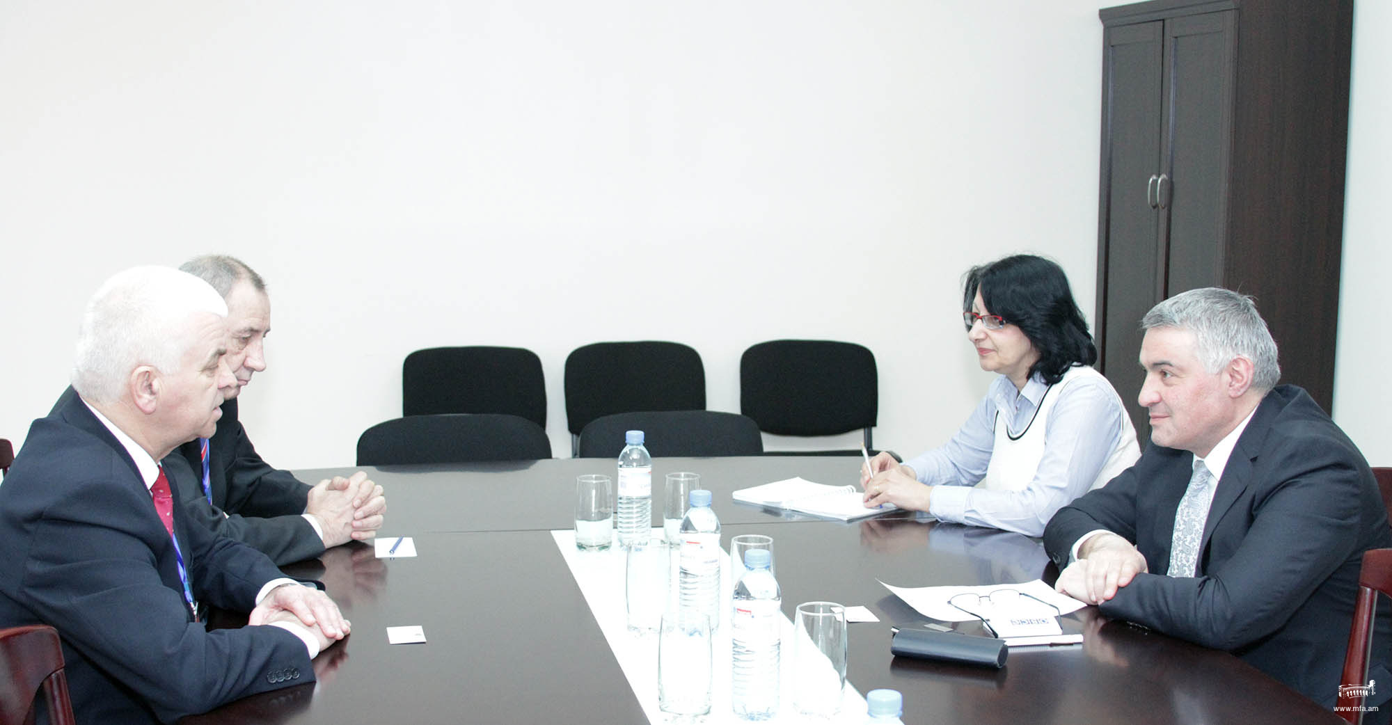 Встреча заместителя министра иностранных дел Ашота Овакимяна с первым заместителем исполнительного секретаря исполнительного комитета СНГ