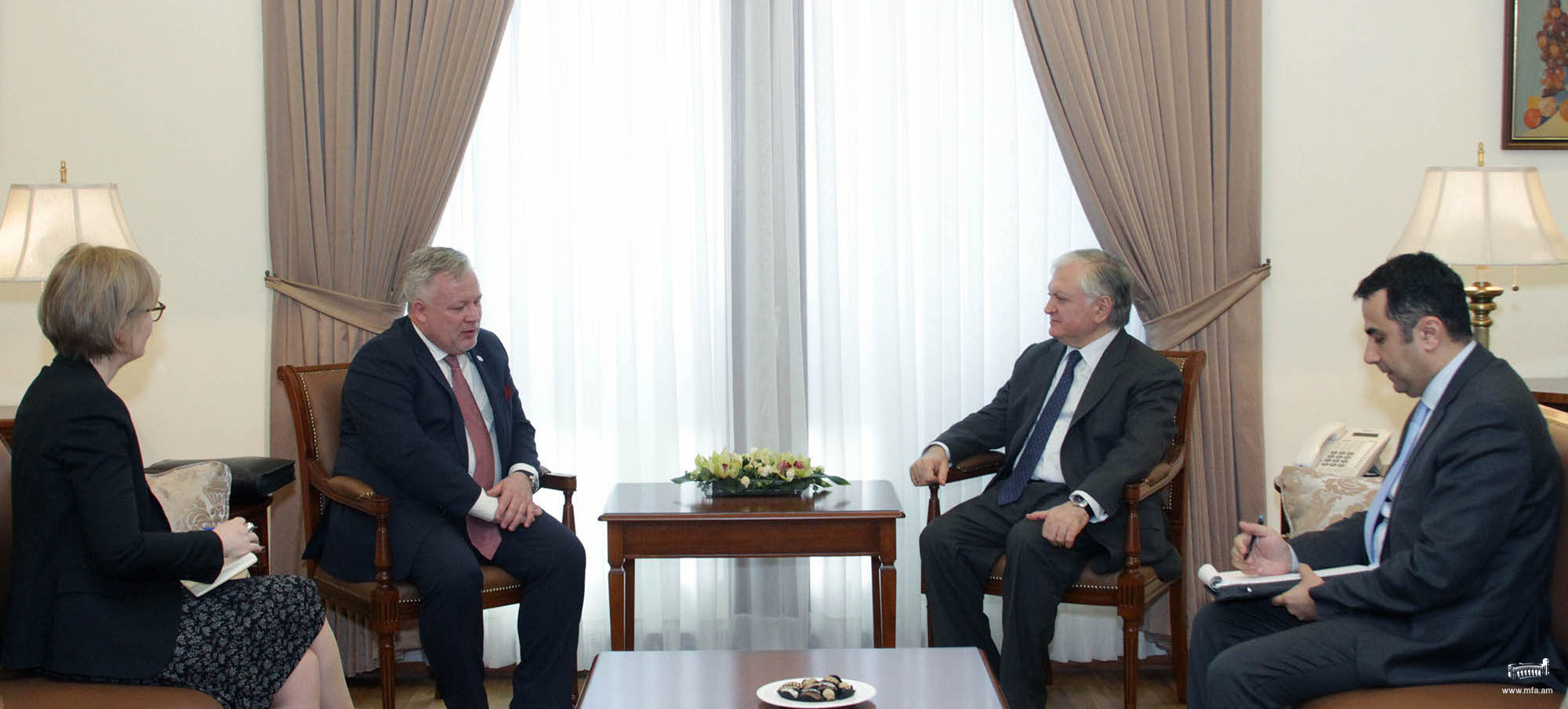 Foreign Minister of Armenia received the Vice President of the OSCE Parliamentary Assembly