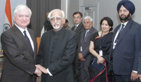 Հայաստանի արտաքին գործերի նախարարի և Հնդկաստանի փոխնախագահի հանդիպումը