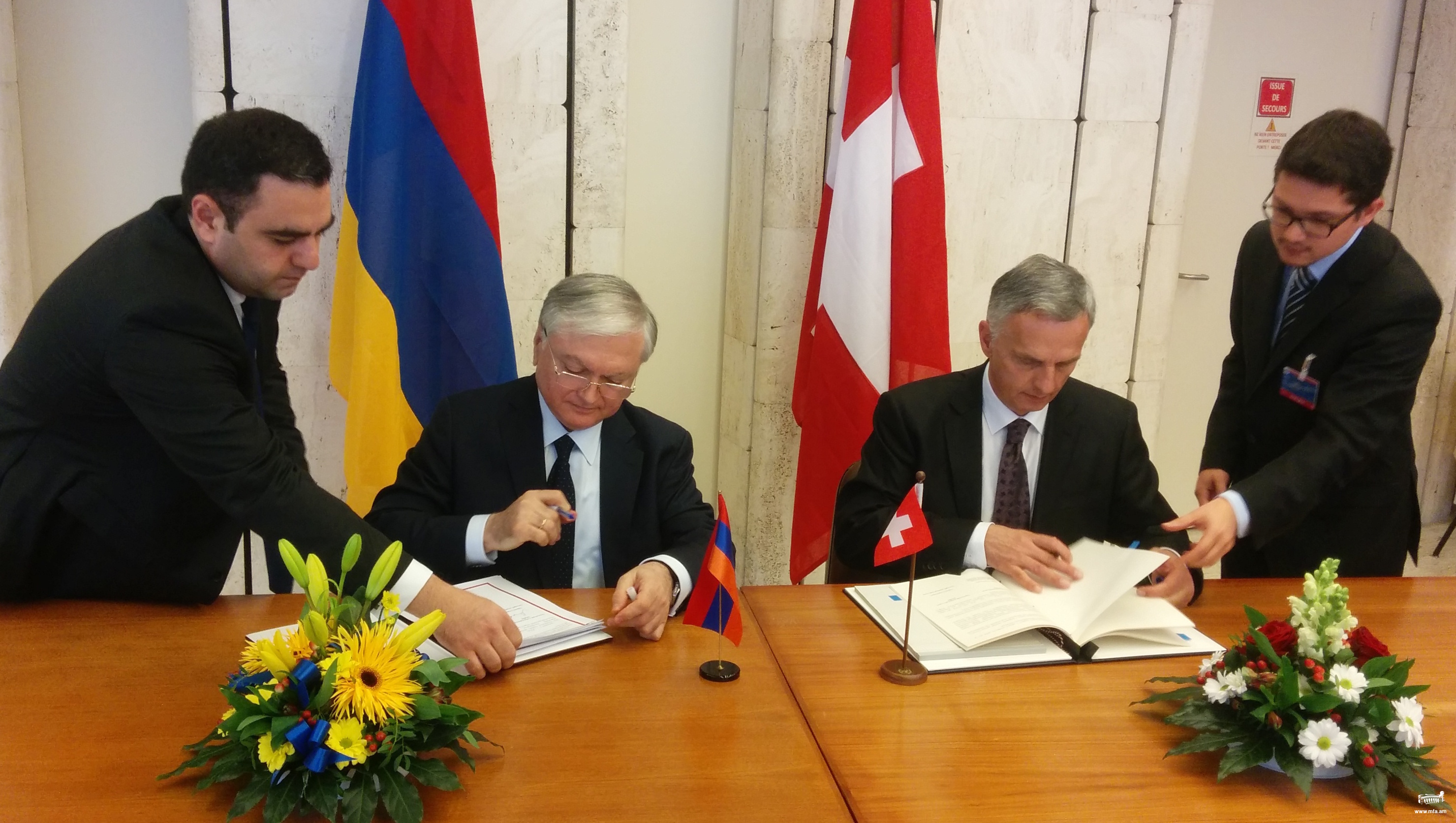 Le 25ème anniversaire de l'établissement des relations diplomatiques entre l'Arménie et la Suisse