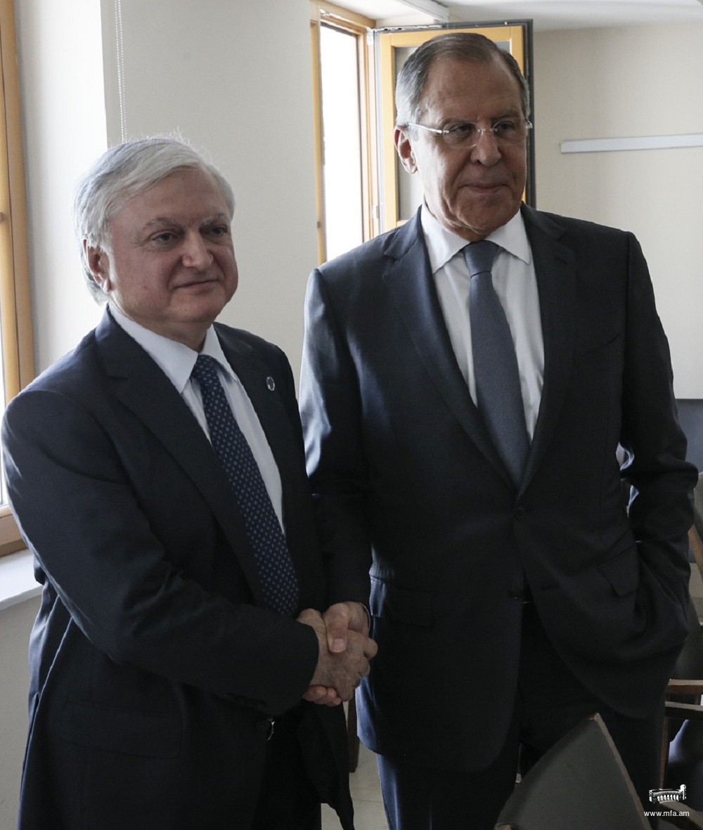 Rencontre des Ministres des Affaires étrangères d’Arménie et de Russie