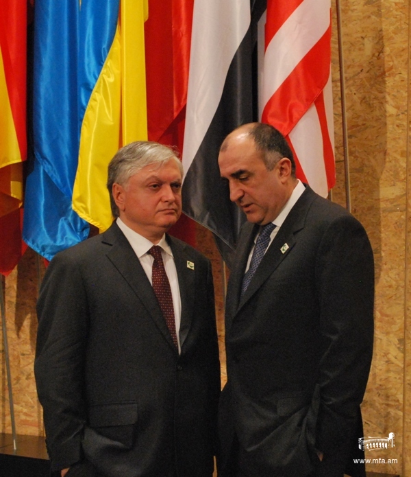 Встреча министров иностранных дел Армении и Азербайджана Эдварда Налбандяна и Эльмара Мамедъярова