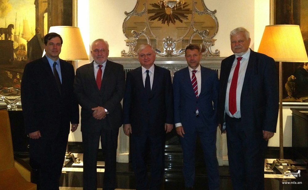 Foreign Minister meets with the OSCE Minsk Group Co-Chairs