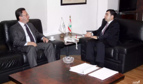 Դեսպան Մկրտչյանի հանդիպումը Լիբանանի Էներգետիկայի և ջրի նախարար Սեզար Աբի Խալիլի հետ