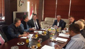 Հալեպում ՀՀ գլխավոր հյուպատոս Արմեն Սարգսյանի հանդիպումը Հալեպի առևտրի պալատի նախագահի հետ