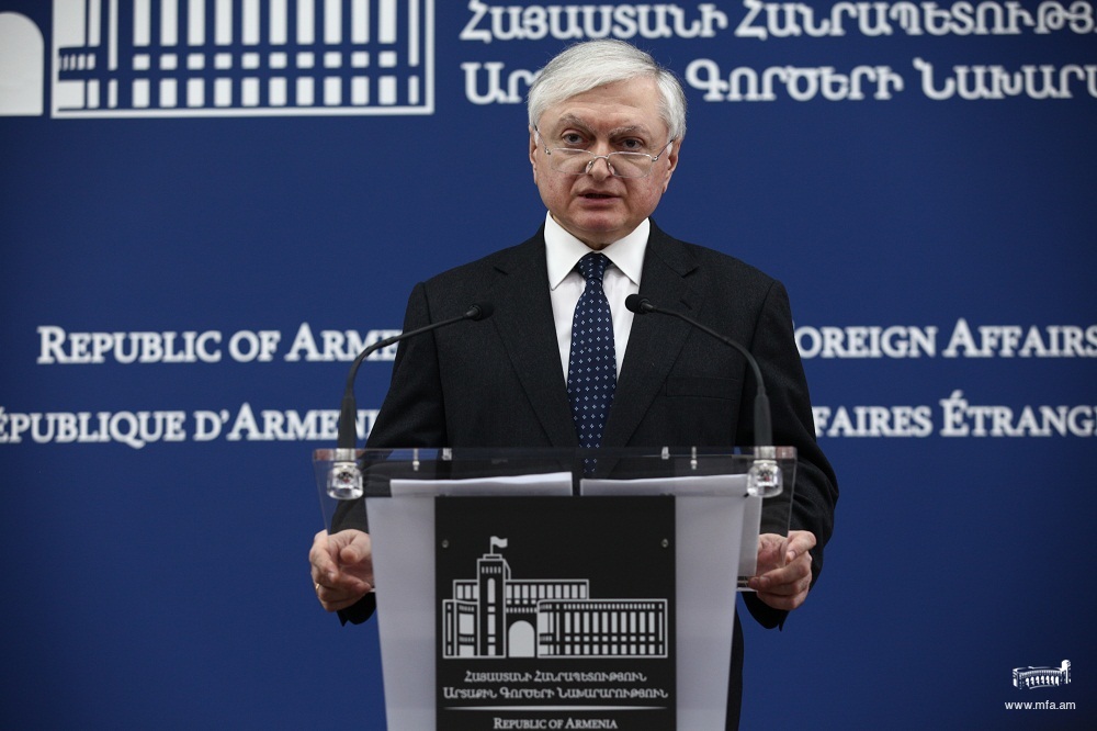 Comment by Edward Nalbandian, Foreign Minister of Armenia on the Status of Jerusalem