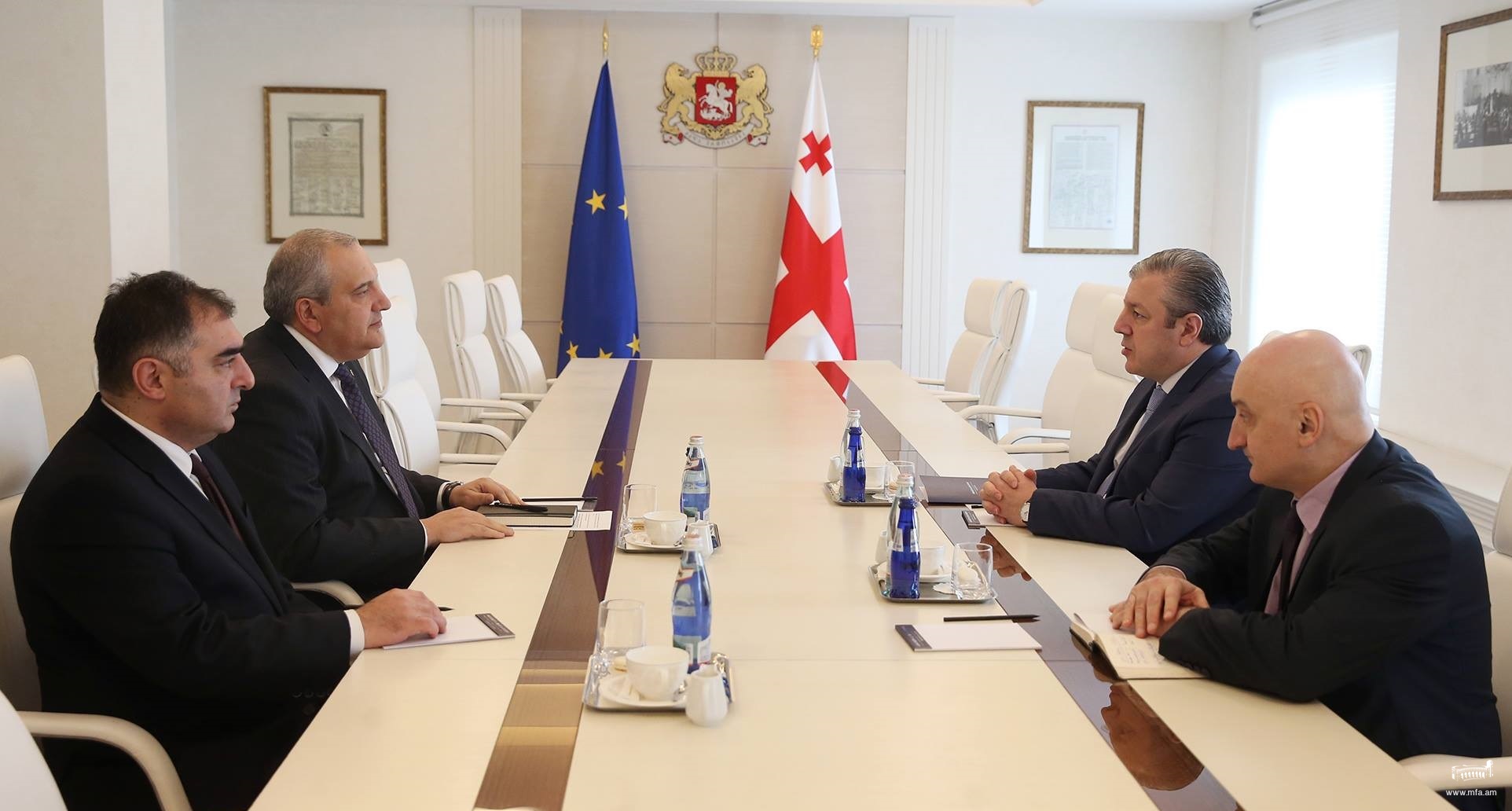 Meeting of Ambassador Sadoyan with Prime Minister of Georgia Giorgi Kvirikashvili