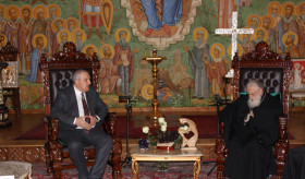 Դեսպան Սադոյանի հանդիպումը Համայն Վրաստանի պատրիարք Իլյա Երկրորդի հետ