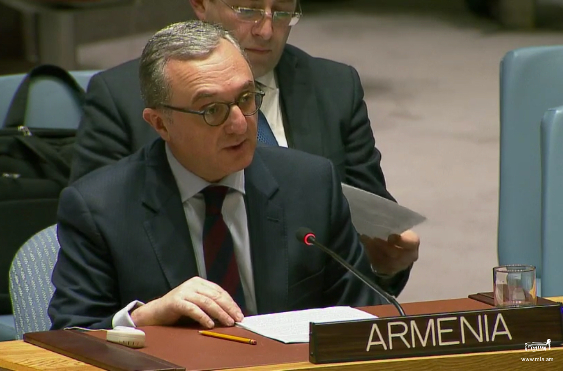 Armenia’s Permanent Representative to the United Nations takes part at the UN Security Council Open Debate on Complex contemporary challenges to international peace and security