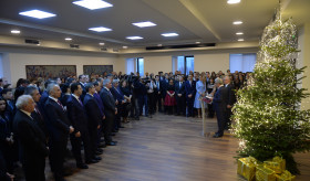 President participated at the New Year and Holy Christmas reception at the Ministry of Foreign Affairs