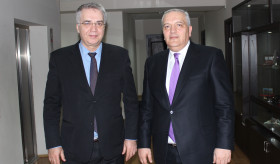 Встреча посла Садояна с министром здравоохранения, труда и социальных вопросов Грузии