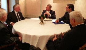 Edward Nalbandian met with the OSCE Minsk Group Co-Chairs in Krakow