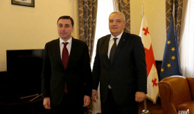 Встреча посла Садояна с руководителем Тбилисского городского совета