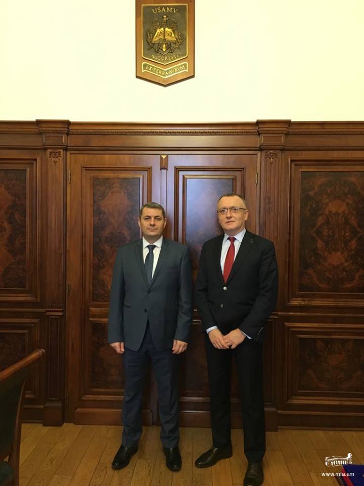 L’Ambassadeur de l’Arménie en Roumanie a  eu une rencontre avec le Président de l’AUF