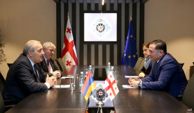 Встреча посла Садояна с начальником Службы государственной безопасности Грузии