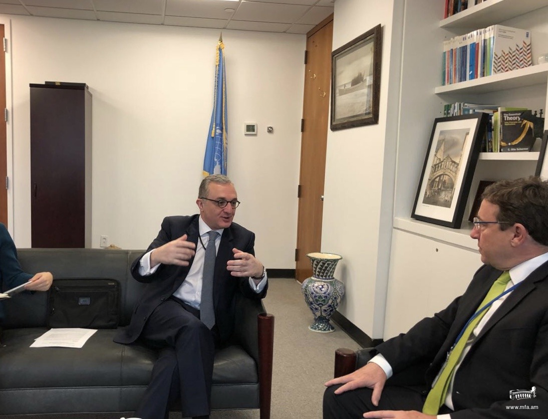 Meeting between the Permanent Representative of Armenia to the UN and the UNDP Administrator
