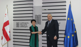 Встреча посла Садояна с министром юстиции Грузии