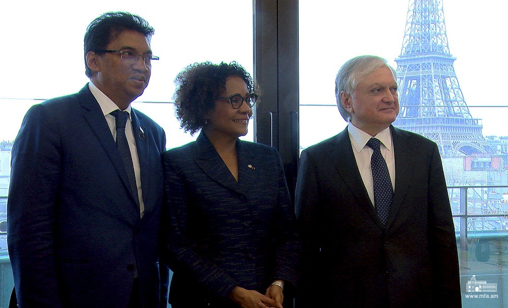 Meeting of the Secretary General of La Francophonie and Foreign Ministers of Armenia and Madagascar