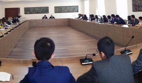 The lecture of Edward Nalbandian at the Diplomatic School of Foreign Ministry