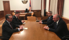 Встреча министра иностранных дел Армении и президента Арцаха