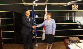 Встреча посла Садояна с министром регионального развития и инфраструктуры Грузии