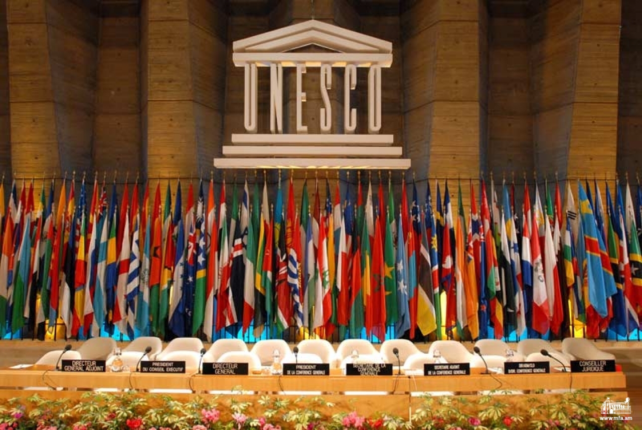 L’Arménie élue vice-présidente du Bureau du Comité intergouvernemental de la Convention de L'UNESCO de 1970