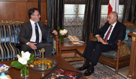 Դեսպան Սամվել Մկրտչյանի և  Լիբանանի խորհրդարանի նախագահ Նաբիհ Բըրիի հանդիպումը