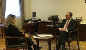 Интервью исполняющего обязанности министра иностранных дел Армении Зограба Мнацаканяна газете "Аравот", часть 1