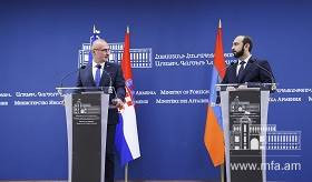 Remarks of Foreign Minister of Armenia Ararat Mirzoyan and answers to the questions of journalists during a joint press conference with Foreign Minister of Croatia Gordan Grlić Radman