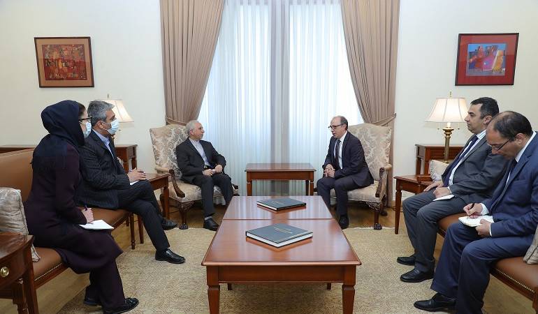 Acting Foreign Minister Ara Aivazian held a  meeting with Ambassador of Iran to Armenia Abbas Badakhshan Zohouri