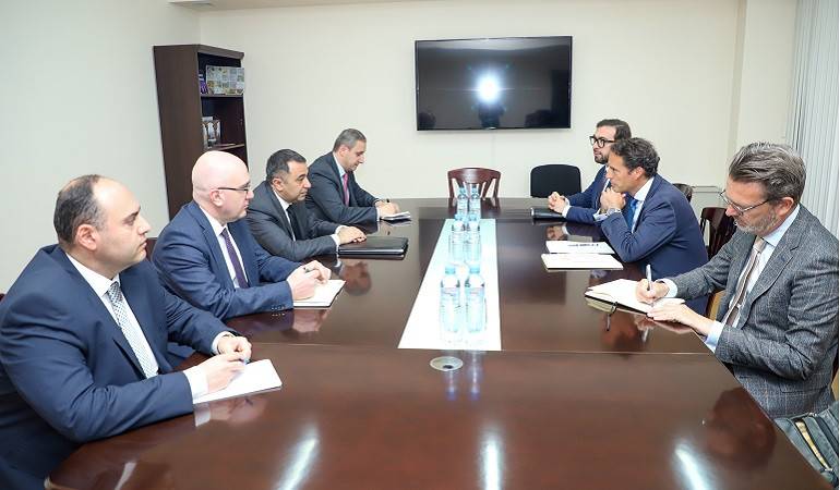 The meeting of Vahe Gevorgyan, Deputy Minister of Foreign Affairs of ...