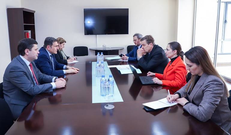 Meeting of Deputy Foreign Minister Paruyr Hovhannisyan with the PACE co-rapporteurs