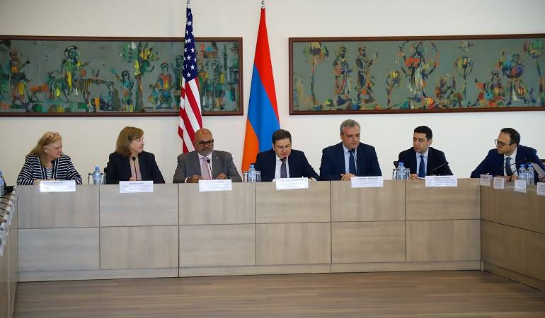 Տնտեսության և էներգետիկայի հարցերով աշխատանքային խմբի հանդիպում Հայաստան-ԱՄՆ ռազմավարական երկխոսության շրջանակում