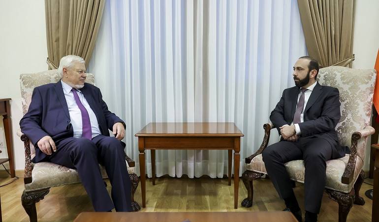 Minister of Foreign Affairs of Armenia Ararat Mirzoyan received the Personal Representative of the Chairperson-in-Office of the OSCE
