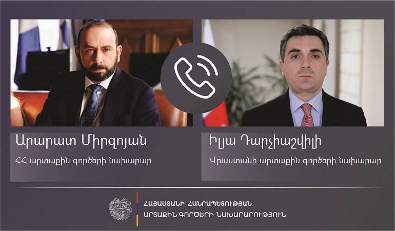 Telephone conversation between the Ministers of Foreign Affairs of Armenia and Georgia