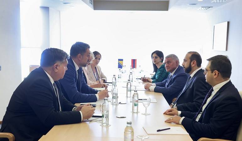 Встреча министра иностранных дел Армении и министра иностранных дел Боснии и Герцеговины