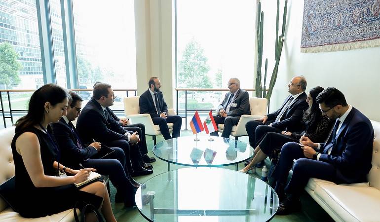 Meeting of the Ministers of Foreign Affairs of Armenia and Lebanon