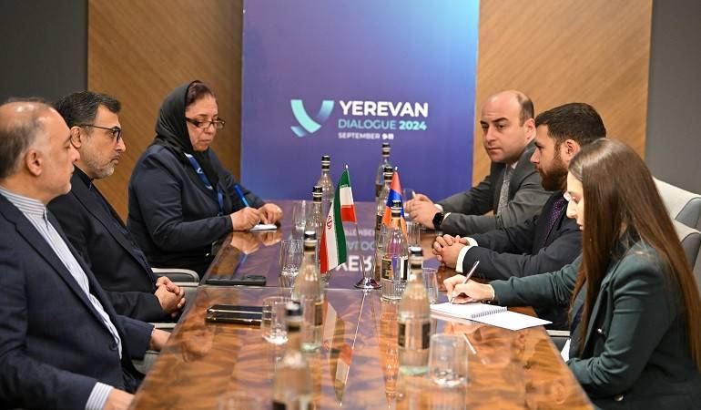 Deputy Foreign Minister of Armenia Vahan Kostanyan had a meeting with Deputy Foreign Minister of Iran Hassan Mohammad Sheikholeslami